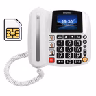 Immagine di Telefono con filo ALCATEL SWISSVOICE TELEFONO FISSO Xtra 4G SIM SWV1431117