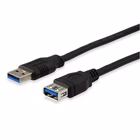 Immagine di USB 3.0 extension a->a m/f 3m blac