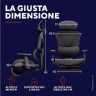 Immagine di Gxt725 rivara mesh gaming chair blk