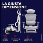 Immagine di Gxt725w rivara mesh gaming chair wh