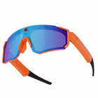 Immagine di Occhiali Smart sportivi audio, video e AI NILOX LAPAZ NXSGLAPAZOG colore montatura arancio