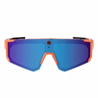 Immagine di Occhiali Smart sportivi audio, video e AI NILOX LAPAZ NXSGLAPAZOG colore montatura arancio