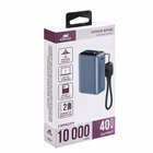 Immagine di Power bank da 10.000 mAh con ricarica rapida Power Delivery fino a 40 W e display TFT integrato