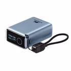 Immagine di Power bank da 10.000 mAh con ricarica rapida Power Delivery fino a 40 W e display TFT integrato