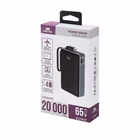 Immagine di Power bank da 20.000 mAh con ricarica rapida Power Delivery fino a 65 W, ideale anche per notebook
