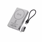 Immagine di Power bank da 10.000 mAh con ricarica wireless magnetica MagSafe fino a 15 W