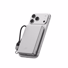 Immagine di Power bank da 10.000 mAh con ricarica wireless magnetica MagSafe fino a 15 W