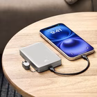 Immagine di Power bank da 10.000 mAh con ricarica wireless magnetica MagSafe fino a 15 W