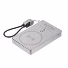 Immagine di Power bank da 10.000 mAh con ricarica wireless magnetica MagSafe fino a 15 W