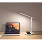 Immagine di Caricabatterie wireless/senza fili bianco USB-C CELLY WLLIGHTFOLD - Lampada LED Pieghevole con Ricar