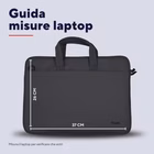 Immagine di Notebook da 15.4 - 16 polietilene riciclato nero TRUST SET BORSA LAPTOP FINO A 16" + ALIMENTATORE US