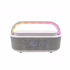 Immagine di Caricabatterie wireless/senza fili bianco USB-C CELLY WLCLOCKHAND - Sveglia Multifunzione con Speake