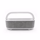 Immagine di Caricabatterie wireless/senza fili bianco USB-C CELLY WLCLOCKHAND - Sveglia Multifunzione con Speake