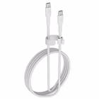 Immagine di Cavo USB-C celly intrecciato 1,5 m, ricarica rapida fino a 120 w, bianco
