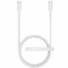 Immagine di Cavo USB-C celly intrecciato 1,5 m, ricarica ultra rapida fino a 240 w, bianco