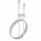 Immagine di Cavo USB-C celly intrecciato 1,5 m, ricarica ultra rapida fino a 240 w, bianco