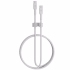 Immagine di Cavo USB-C celly intrecciato 1,5 m, ricarica ultra rapida fino a 240 w, bianco