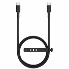 Immagine di Cavo USB-C celly intrecciato 3 m, ricarica ultra rapida fino a 240 w, nero