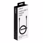 Immagine di Cavo USB-C celly intrecciato 3 m, ricarica ultra rapida fino a 240 w, nero