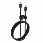 Immagine di Cavo USB-C celly intrecciato 1,5 m, ricarica rapida fino a 60 w, nero