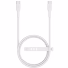 Immagine di Cavo USB-C celly intrecciato 1,5 m, ricarica rapida fino a 60 w, bianco