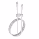 Immagine di Cavo USB-C celly intrecciato 1,5 m, ricarica rapida fino a 60 w, bianco
