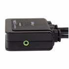 Immagine di Switch kvm startech HDMI 2 porte con audio, switch remoto e cavi integrati