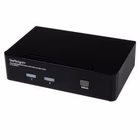 Immagine di Switch kvm startech HDMI USB 2 porte con audio e hub USB 2.0