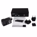 Immagine di Switch kvm startech HDMI USB 2 porte con audio e hub USB 2.0