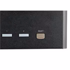 Immagine di Switch kvm startech displayport 2 porte per 4 monitor 4K 60hz con USB 3.0