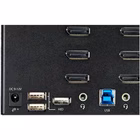 Immagine di Switch kvm startech displayport 2 porte per 4 monitor 4K 60hz con USB 3.0