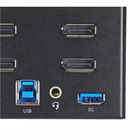 Immagine di Switch kvm startech displayport 2 porte per 4 monitor 4K 60hz con USB 3.0