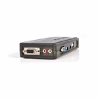 Immagine di Switch kvm startech usb/vga 4 porte con audio e cavi inclusi