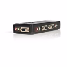 Immagine di Switch kvm startech usb/vga 4 porte con audio e cavi inclusi