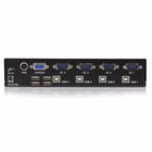 Immagine di Switch kvm startech vga USB 4 porte con hub USB 2.0 integrato