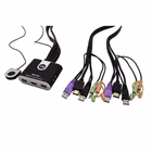 Immagine di Switch kvm aten 2 porte HDMI con audio e USB per gestione di due pc