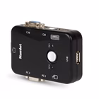 Immagine di Switch kvm hamlet per 2 pc con vga e 3 porte usb, cavi inclusi