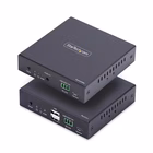Immagine di Extender kvm startech HDMI 4K su rete ip con usb, audio e rs-232