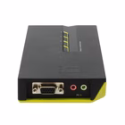 Immagine di Switch kvm levelone 4 porte vga/usb con supporto audio e microfono