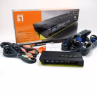 Immagine di Switch kvm levelone 4 porte vga/usb con supporto audio e microfono
