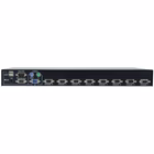 Immagine di Switch kvm levelone rack 8 porte ps/2-usb vga con osd e daisy chain