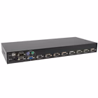 Immagine di Switch kvm levelone rack 8 porte ps/2-usb vga con osd e daisy chain