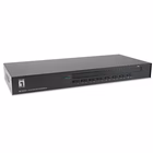 Immagine di Switch kvm levelone rack 16 porte ps/2-usb vga con osd e daisy chain