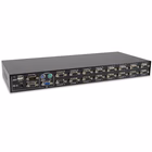 Immagine di Switch kvm levelone rack 16 porte ps/2-usb vga con osd e daisy chain