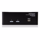 Immagine di Switch kvm startech dual dvi USB 2 porte con audio e hub USB 2.0