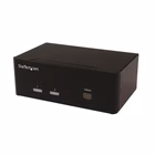 Immagine di Switch kvm startech dual vga 2 porte con hub USB 2.0 e audio