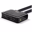 Immagine di Switch kvm lindy compact HDMI 2.0 USB 2.0 audio 2 porte 4K 60hz