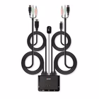 Immagine di Switch kvm lindy HDMI 4k60 USB-C 2 porte con audio e USB 2.0