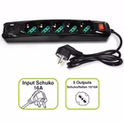 Immagine di Multipresa Schuko 5 uscite con USB e USB-C Power Delivery 20W