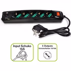 Immagine di Multipresa Schuko 5 uscite con USB e USB-C Power Delivery 20W
